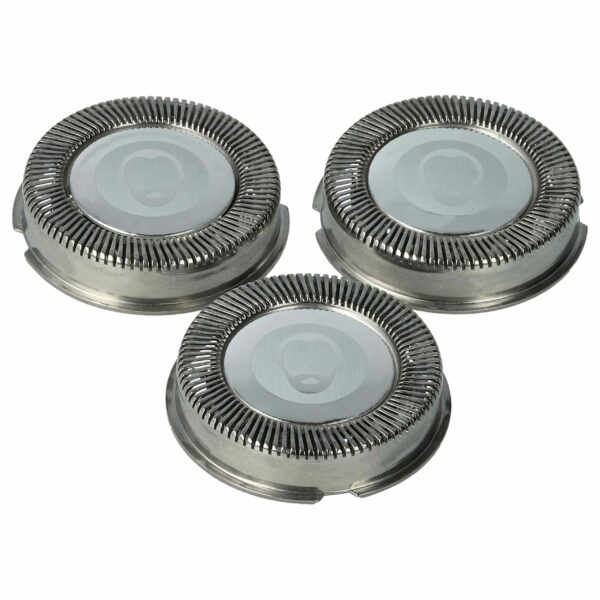 3x Cabeças de Corte para Philips HQ4 - Barbeador Elétrico, Prateado