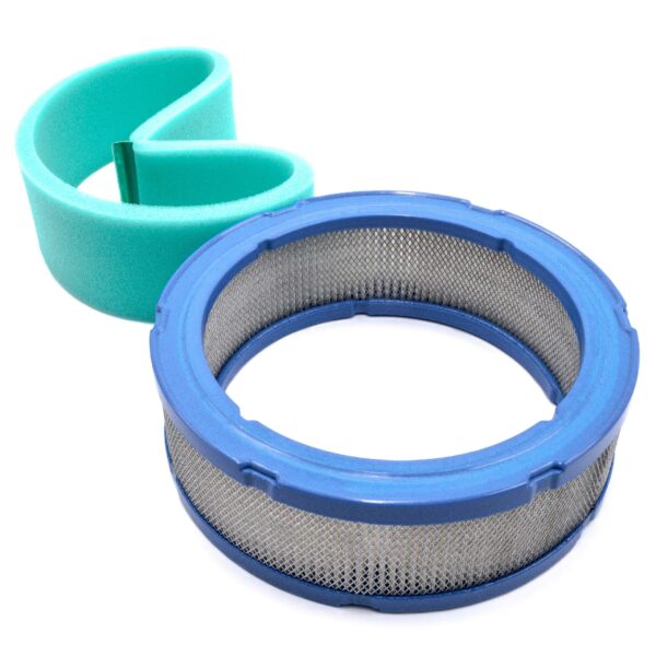 2x Filtros de Substituição para Briggs & Stratton 271271, 271141 - Conjunto de Filtros (1x filtro de ar, 1x pré-filtro)