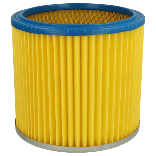 Filtro de Cartucho vhbw para Aspiradores Einhell 2351110, Güde, Kärcher - Azul/Amarelo