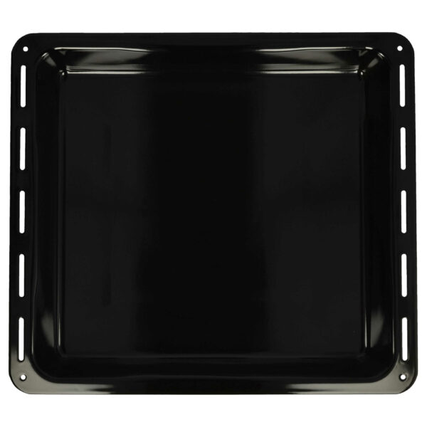 Tabuleiro de Cozedura para Forno AEG 3423981020 vhbw - 42.2 x 37.6 cm, Esmaltado Preto Antiaderente