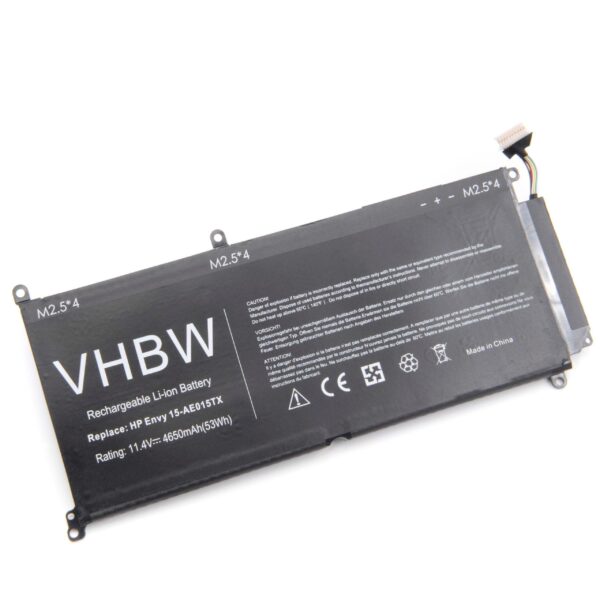 Bateria para Portátil vhbw HP 807211-221 - 4650 mAh 11.4 V