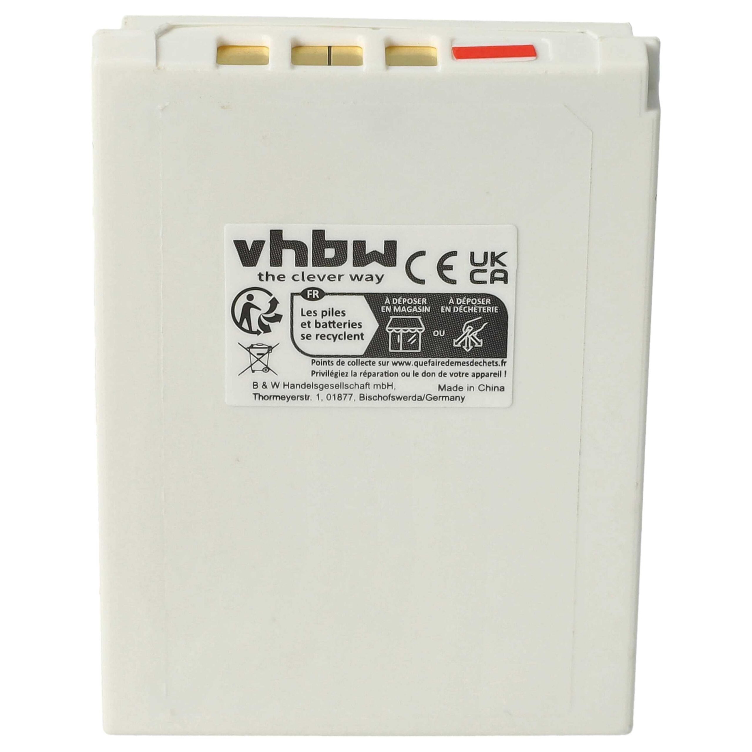 Bateria vhbw para CipherLab BA-80S1A2, KB1B371200005 - 1200 mAh 3.7 V Li-Ion - Image 4