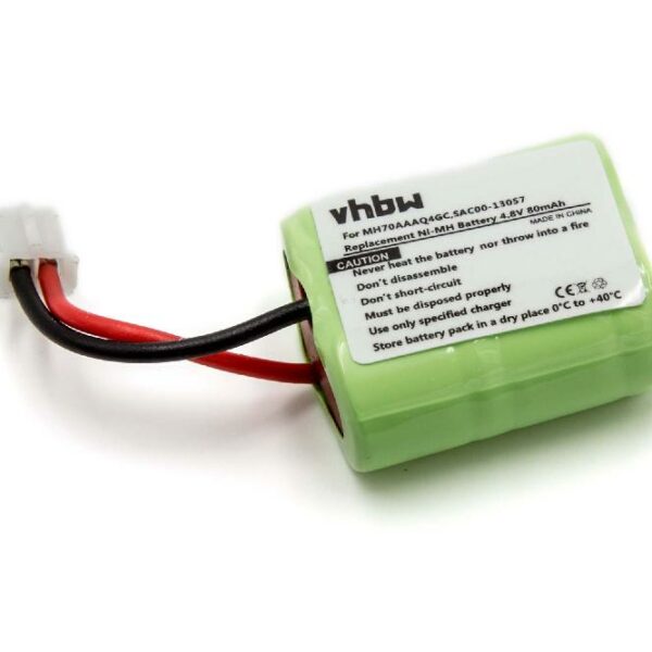 Bateria vhbw para Coleira de Treino SportDog - 80 mAh 4.8 V NiMH