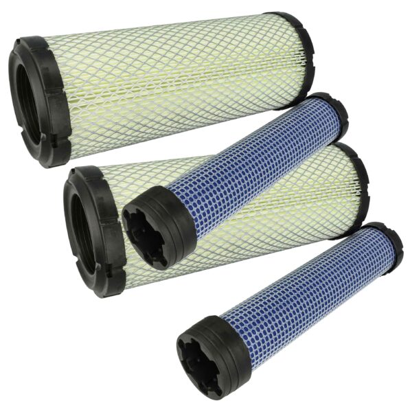 Conjunto de Filtros vhbw compatível com Hyundai - 2 filtros internos + 2 filtros externos
