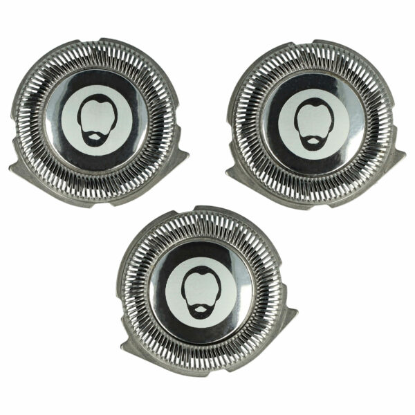 3 Cabeças de Corte Substitutas para Philips SH30, SH30/50 - vhbw, Prata