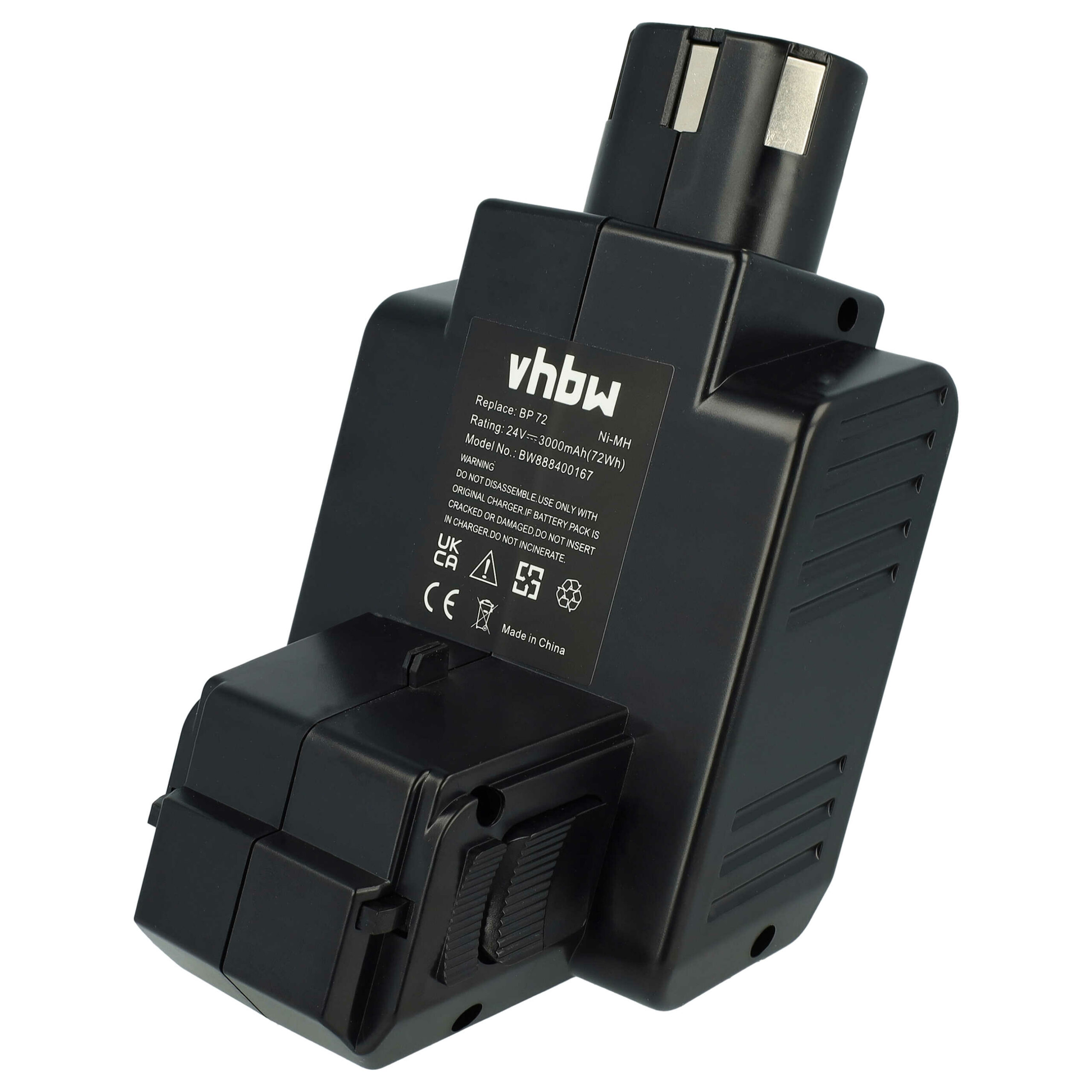 Bateria vhbw para ferramenta elétrica Hilti BP72, BP60, 331530, BP40 - 3000 mAh, 24 V, NiMH - Image 3