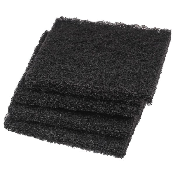 4x Filtro de carvão ativado vhbw para caixas de lixo NABER 9.5 x 9.5 x 1 cm