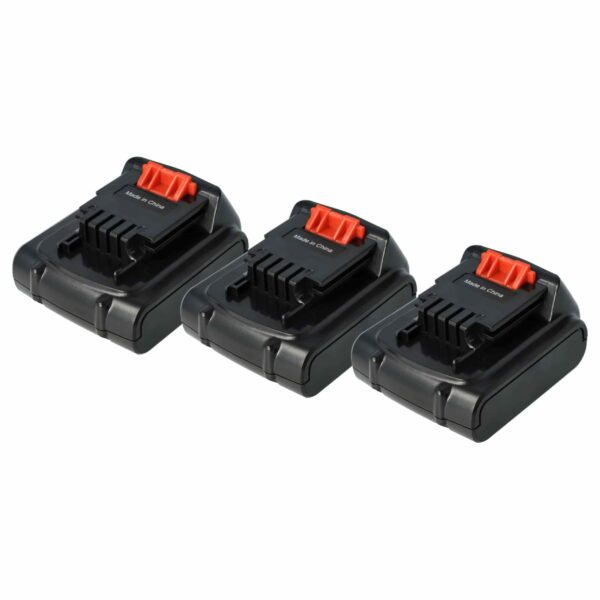 Bateria vhbw 14.4V 2000 mAh Li-Ion para Black & Decker BL1314, LB16, BL1514, BL1114 - Pack 3 unidades