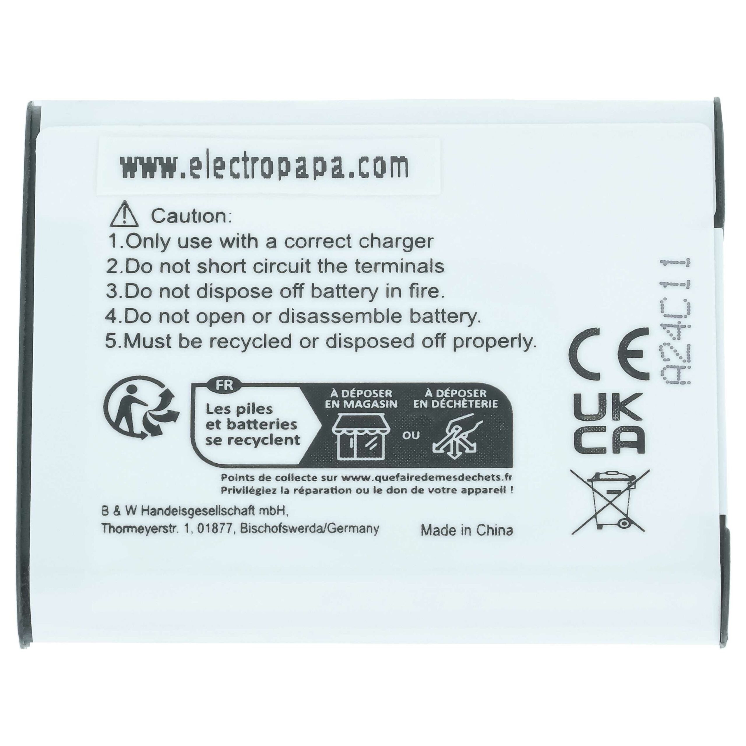 3 Baterias de Substituição Olympus Li-92B, Li-90B - 1050mAh, 3.7V, Li-Ion EXTENSILO - Image 4