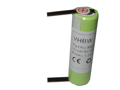 Bateria vhbw para Máquina de Barbear Tondeo / Ermila / Wella 2000 mAh 1.2 V NiMH