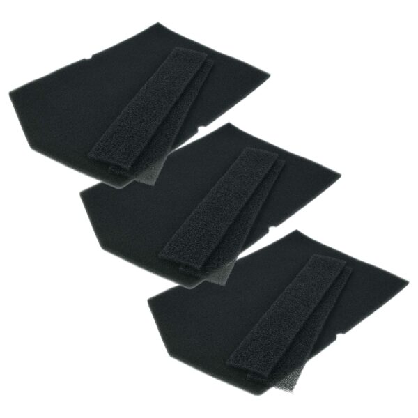 Conjunto de Filtros de Espuma (9x) Compatível com Secadora Miele 7358901, 9688381, 9057930 - vhbw