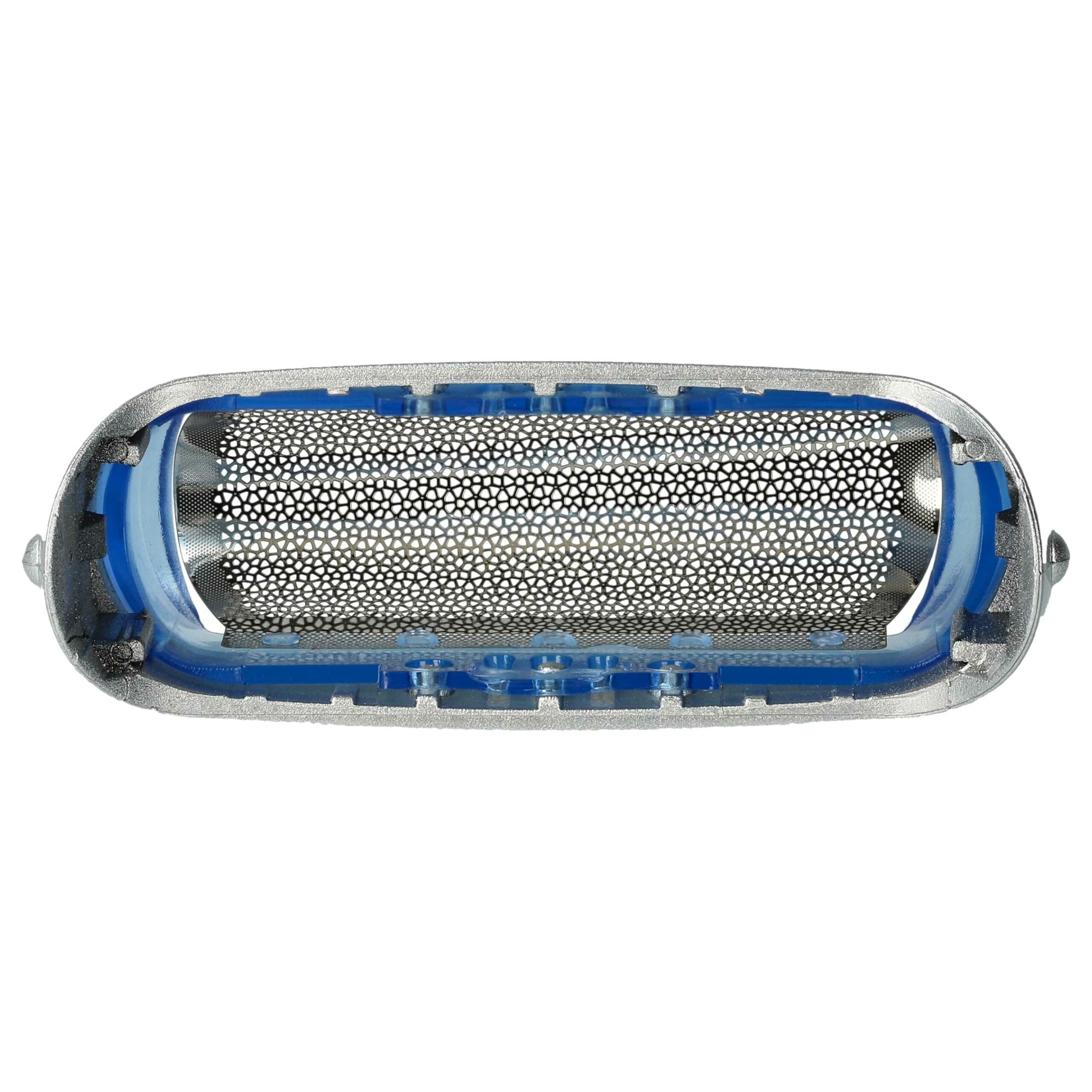 2x Lâmina de Barbear para Braun 20S - com Moldura, Prata/Azul vhbw - Image 3