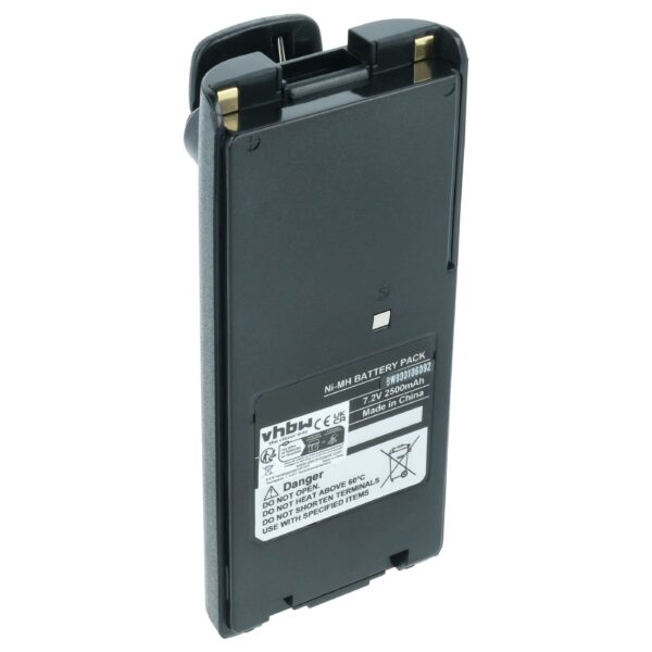 Bateria vhbw NiMH 2500 mAh 7.2 V para rádio Icom BP-210N, BP-211, BP-210