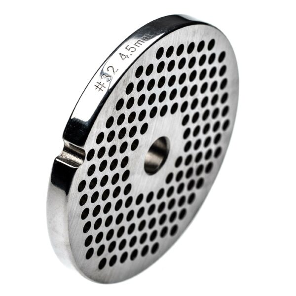 Disco de Corte Tamanho 32 para Máquina de Moer Carne Caso vhbw - Orifício ⌀ 4,5 mm, Aço Inoxidável