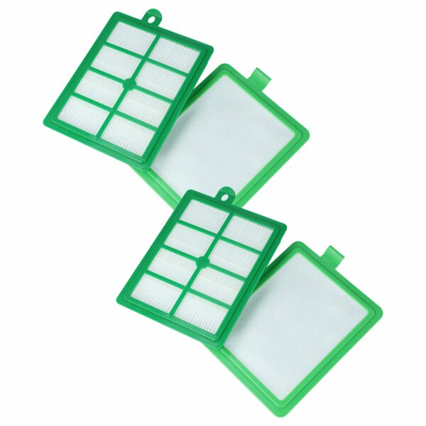 Conjunto de 2 Filtros de Substituição vhbw para Aspiradores Philips (Substitui AEG/Electrolux EF17)