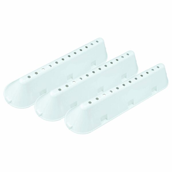 3x Pás de Tambor vhbw para Ariston, Hotpoint, Indesit, Whirlpool e Bauknecht