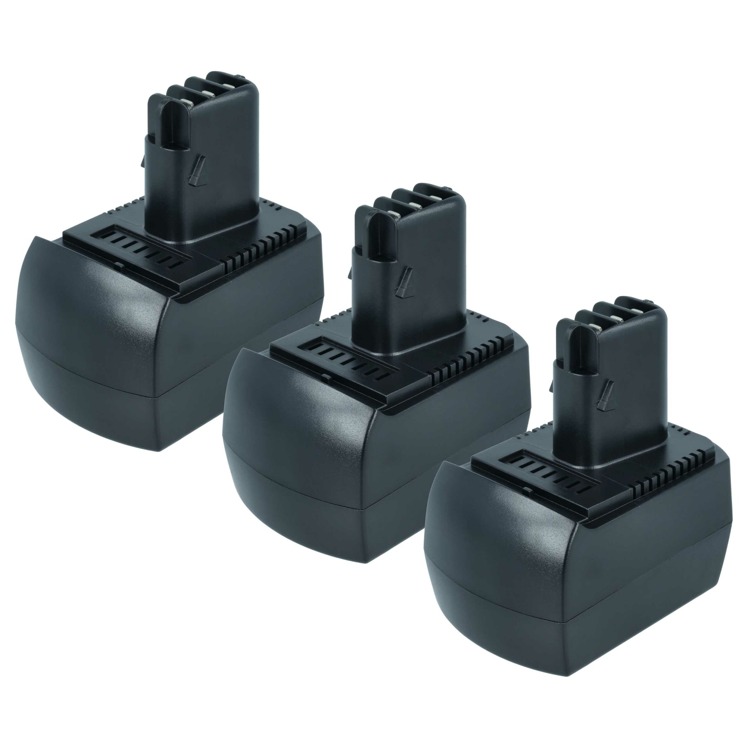 3x Bateria vhbw compatível com Metabo 6.02151.50, 6.25473 - 3000 mAh, 12 V, NiMH