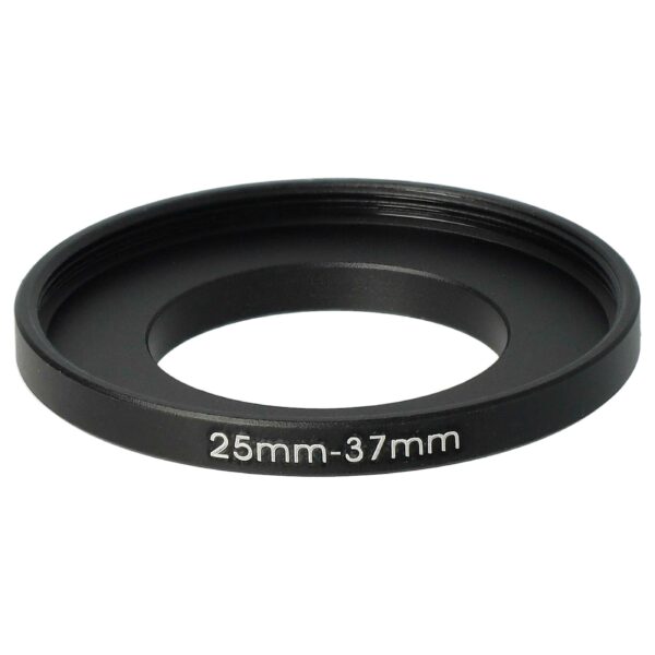 Anel Adaptador Step-Up vhbw de 25 mm para 37 mm para Objetivas de Câmara