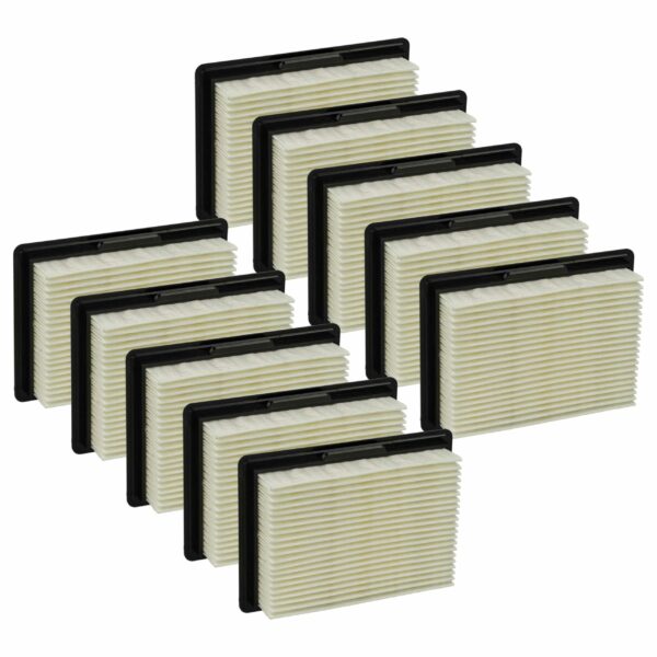 10x Filtros de Cartucho para Aspirador Bosch vhbw - Substituição 2607432046, 3165140790185, 4059952008400, 1.600.A00.2PS