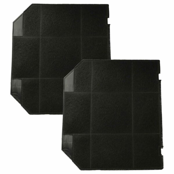 2x Filtro de Carvão Ativado para Neff - Substitui Electrolux 027279900 - 26.5 x 23.7 x 1.6 cm