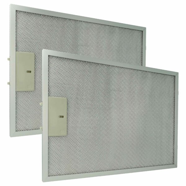 2x Filtro de Gordura em Metal vhbw compatível com Klarstein 10035418