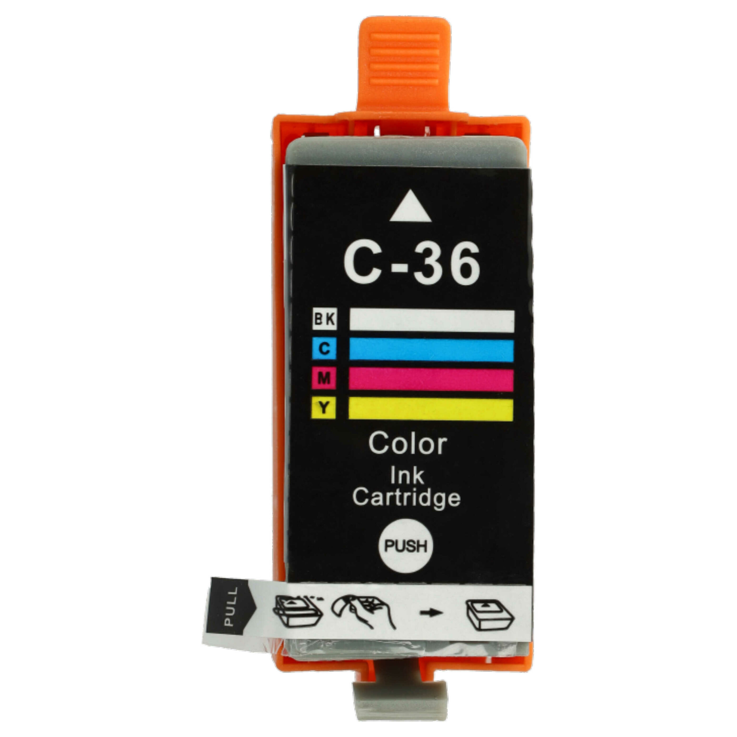 Pack 10 Cartuchos de Tinta vhbw Compatíveis Canon CLI-36C, CLI-36, PGI-35, PGI-35BK - IP100v - Image 3