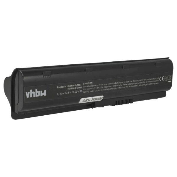 Bateria para Portátil vhbw para HP 593553-001 / Envy 17 / G62 - 6600 mAh, 10.8 V