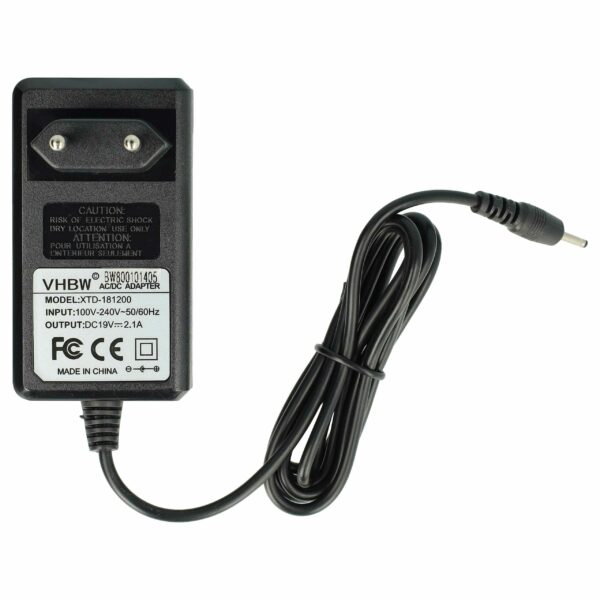 Adaptador de Alimentação vhbw para ASUS Eee PC 1001PXD, 1005HA, 1015BX, 1101HA