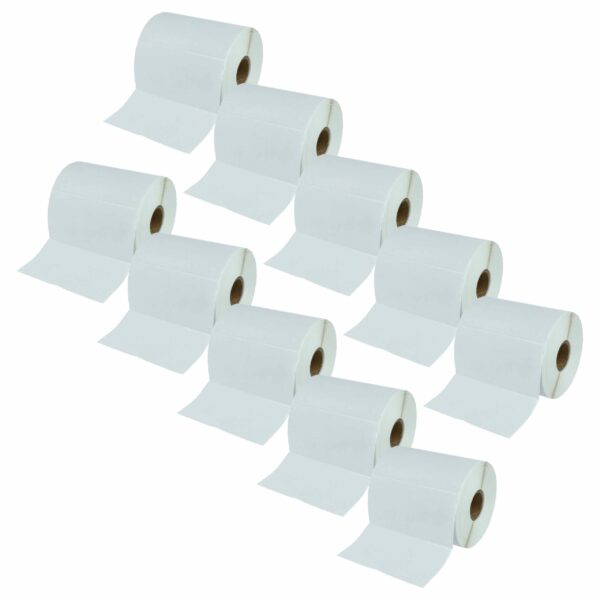 10x Rolo de Etiquetas para Impressora Toshiba - 50.8 mm x 101.6 mm vhbw