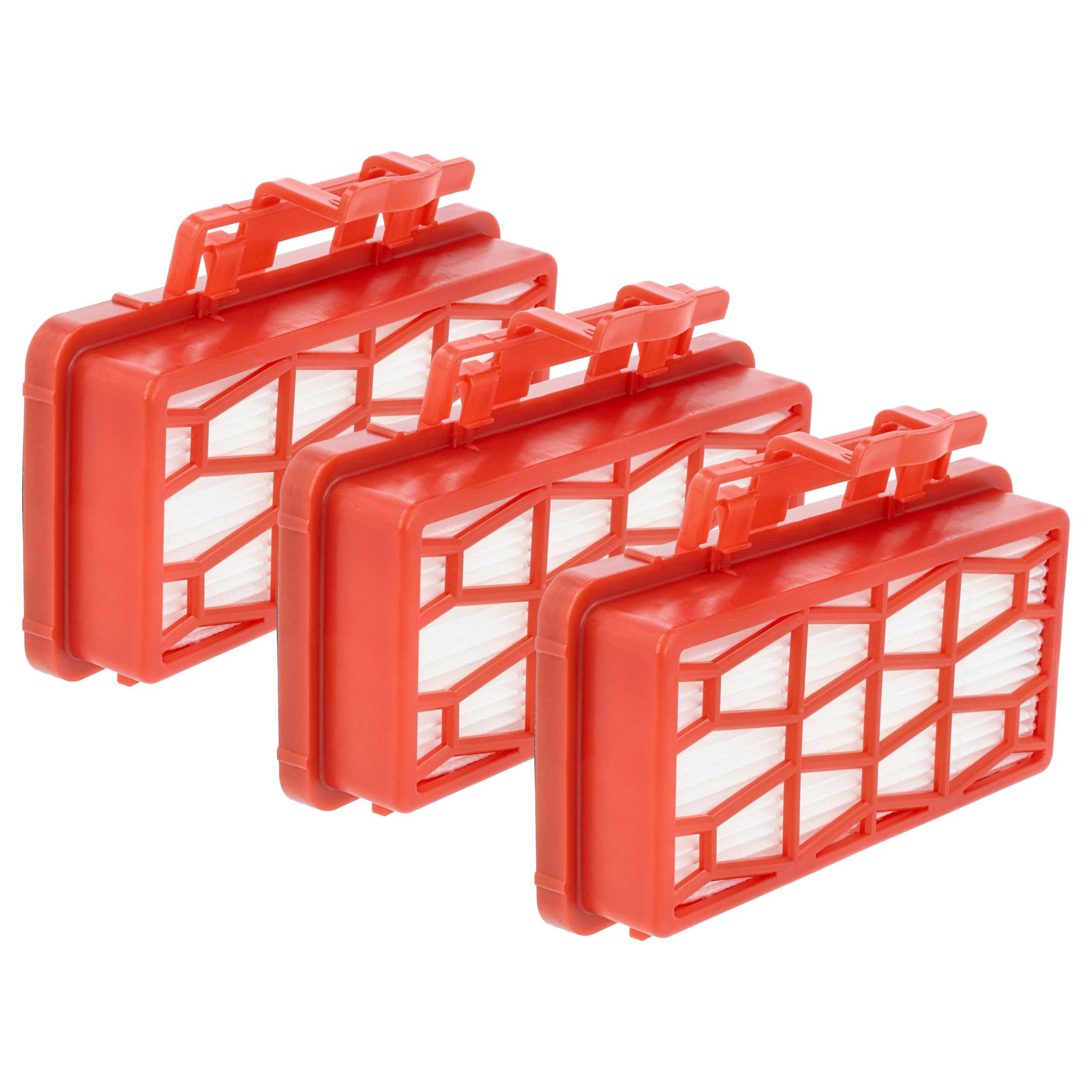 Pack de 3 Filtros HEPA para Aspirador Dirt Devil Infinity Rebel 50, 52, 54, DD5254 - vhbw