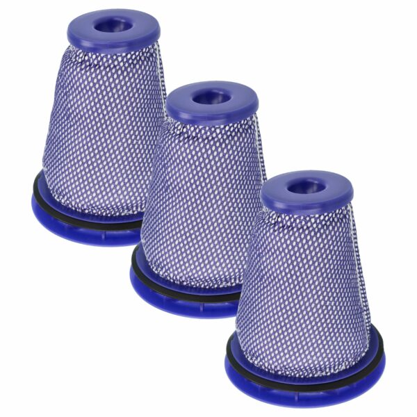 Filtro vhbw para Dyson 967371-01 - Pack de 3 Unidades