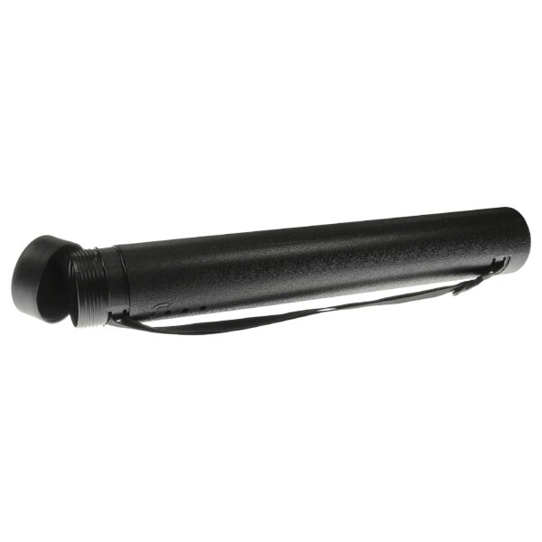 Tubo de Transporte vhbw para Pósteres, Desenhos e Documentos - 98 cm, Preto