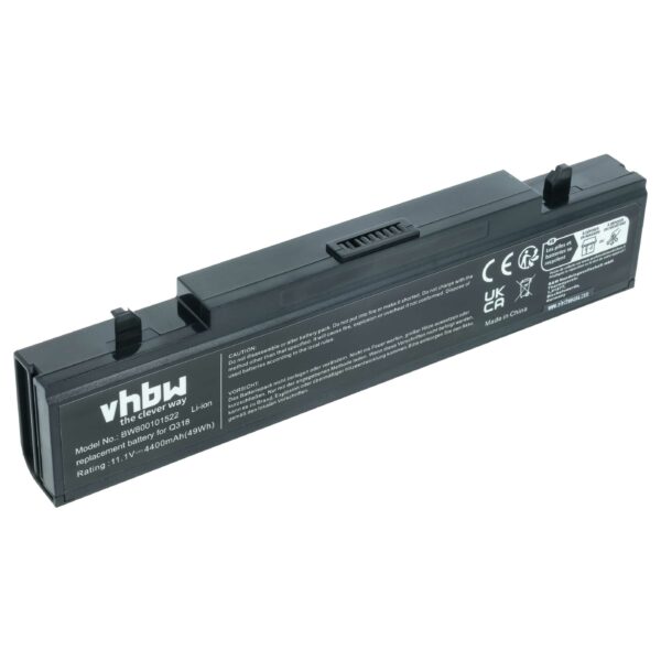 Bateria vhbw para Samsung NP300E5C, R580, R730, RC530 - 4400 mAh 11.1 V Li-Ion