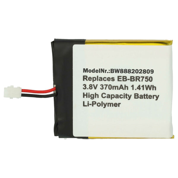 Bateria de Smartwatch vhbw para Samsung EB-BR750ABE, EB-BR750 - 370 mAh 3.8 V Li-polímero + Ferramentas