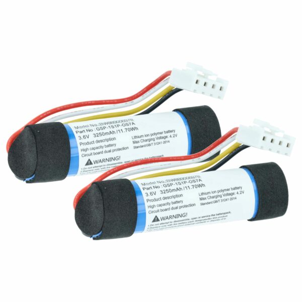 2x Bateria de substituição Harman Kardon GSP-1S1P-OS7A para Altifalante Harman/Kardon ONYX STUDIO 7 - Li-Ion 2600 mAh