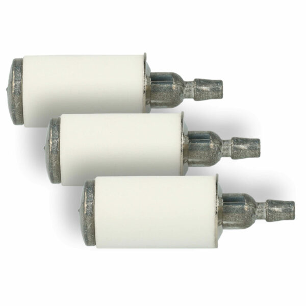 3x Filtro de Combustível vhbw para Husqvarna, Craftsman e outras Ferramentas de Jardim
