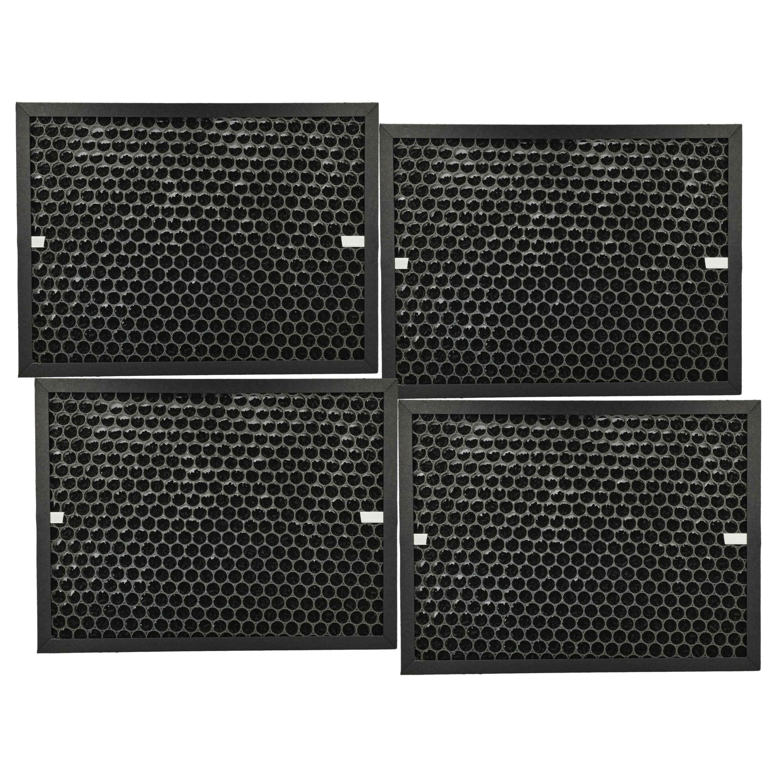 4x Filtro de Carvão Ativado vhbw para Purificador de Ar Honeywell HRF-L710E
