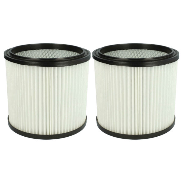 2x Filtro Cartucho para Aspirador Einhell 2351110, Güde e outros - vhbw