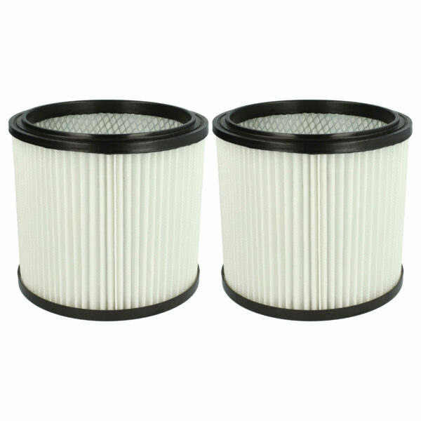 2x Filtro Cartucho para Aspirador Einhell 2351110, Güde e outros - vhbw