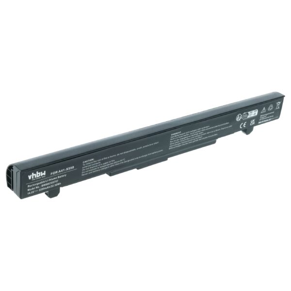 Bateria para portáteis vhbw compatível com Asus A41-X550A, A41-X550 - 2200 mAh 14.8 V