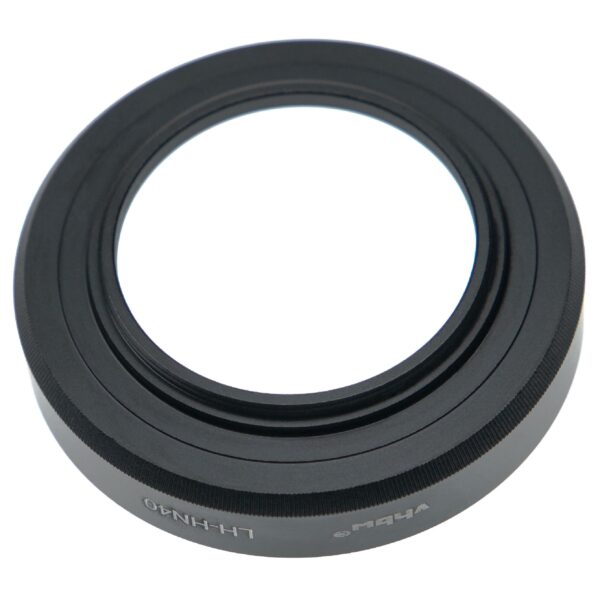 Parasol para Objetiva substitui Nikon HN-40 para Objetivas de 46 mm, alumínio, preto