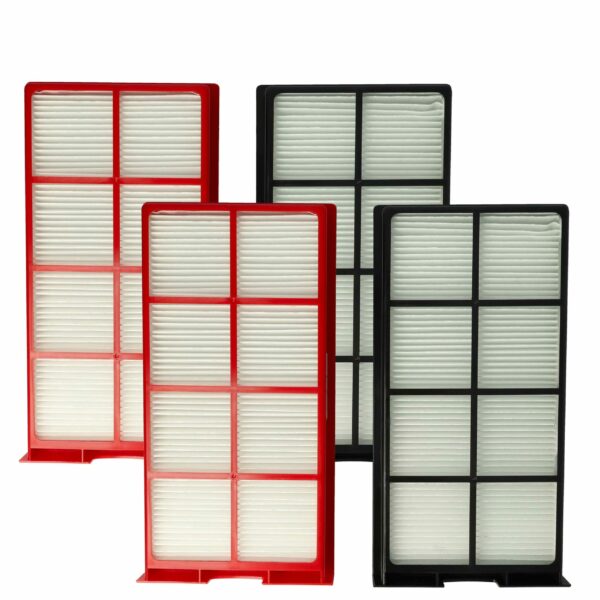 Jogo de 4 Filtros vhbw para Ventiladores Zehnder e Wernig EFS G 90-200 GF