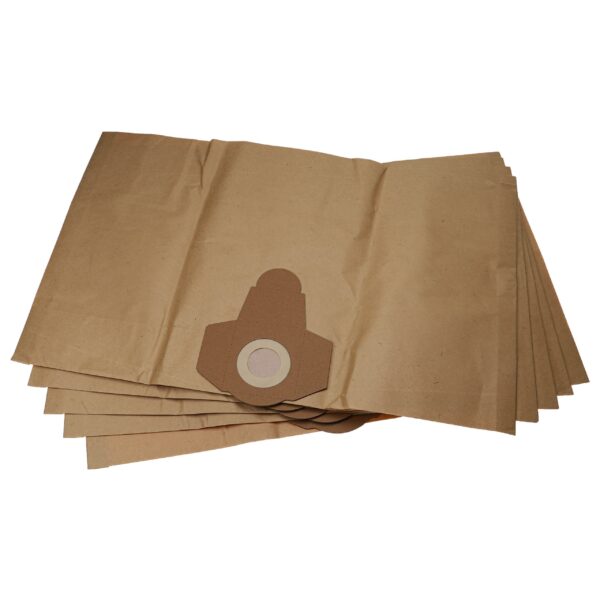 5x Sacos para Aspirador Parkside vhbw - Papel (30250133, 4035485011445)