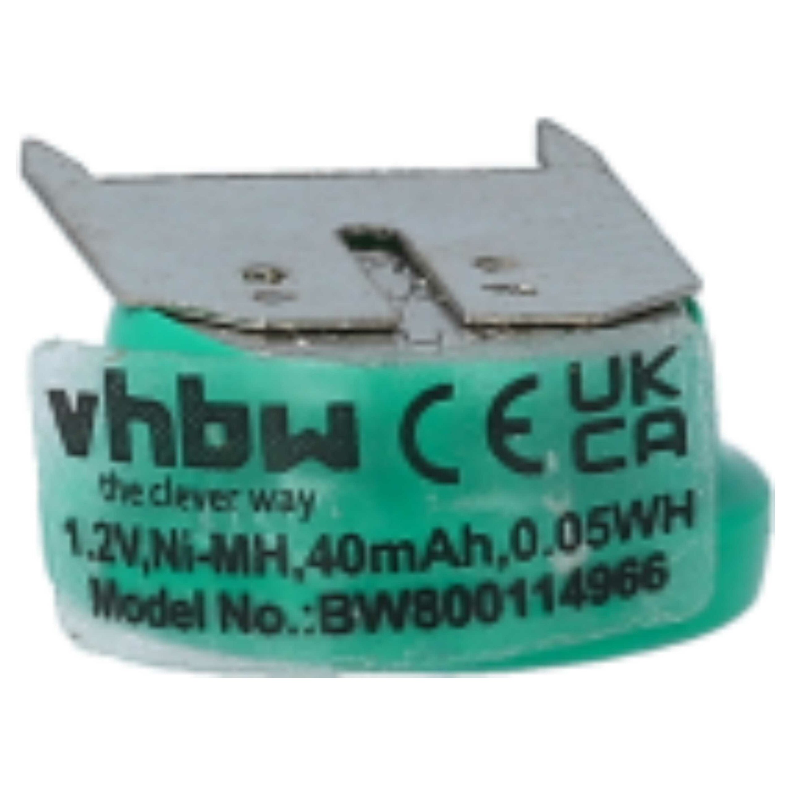 Bateria Recarregável V40H 40 mAh 1.2V NiMH com 3 Contactos - Pack 5 Unidades vhbw - Image 3