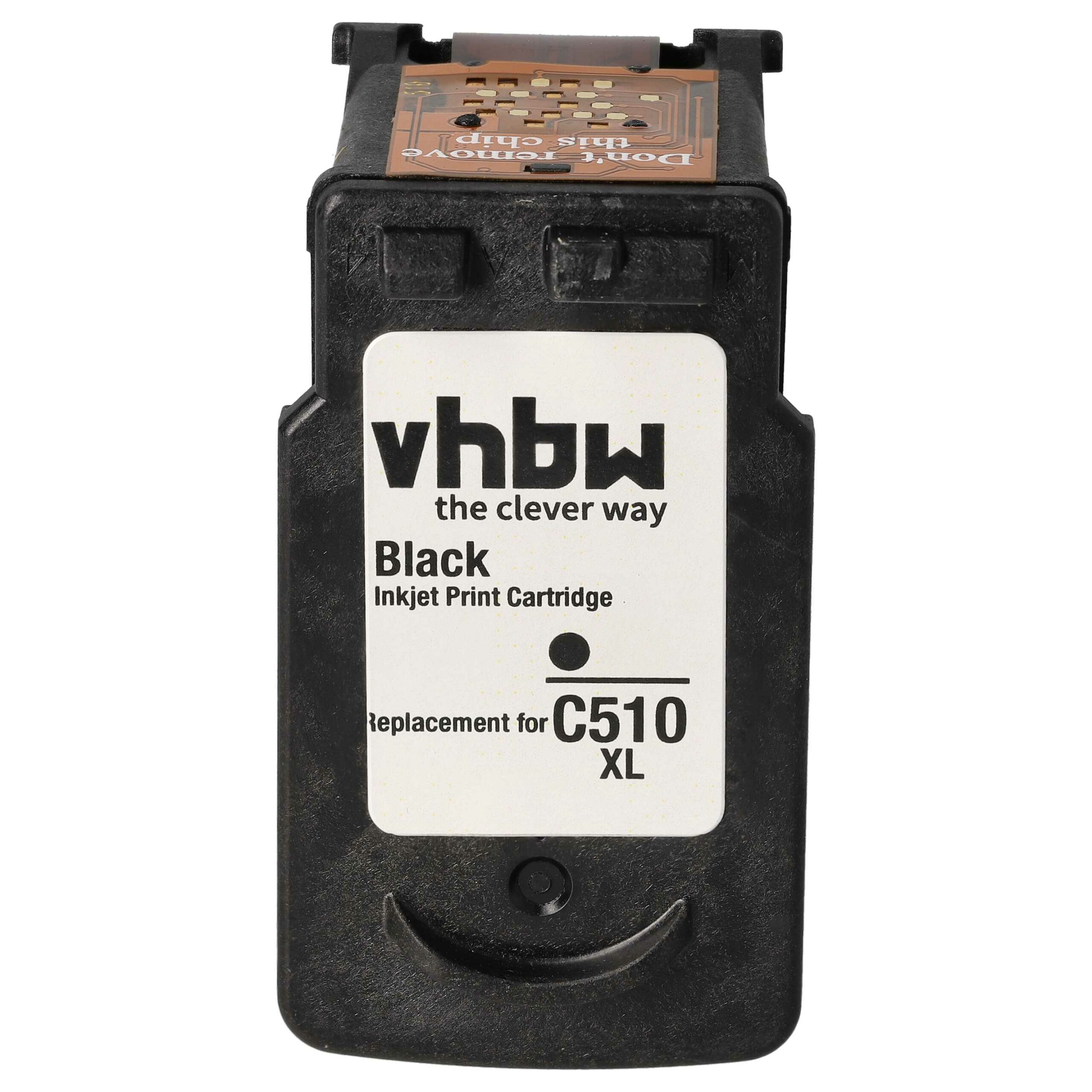 Cartucho de Tinta vhbw Compatível Canon PG-510 - Preto, Recarregado 12 ml - Image 3