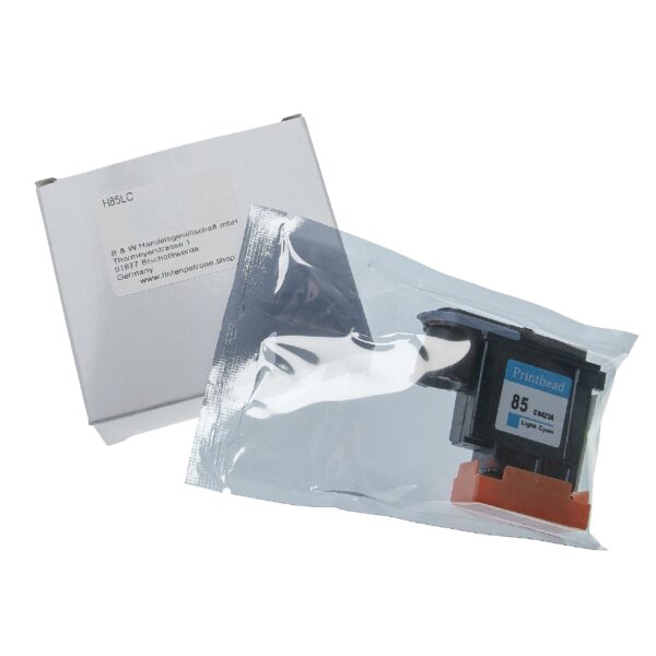 Cabeça de Impressão vhbw para HP DesignJet C9423A - Ciano Claro Recondicionada