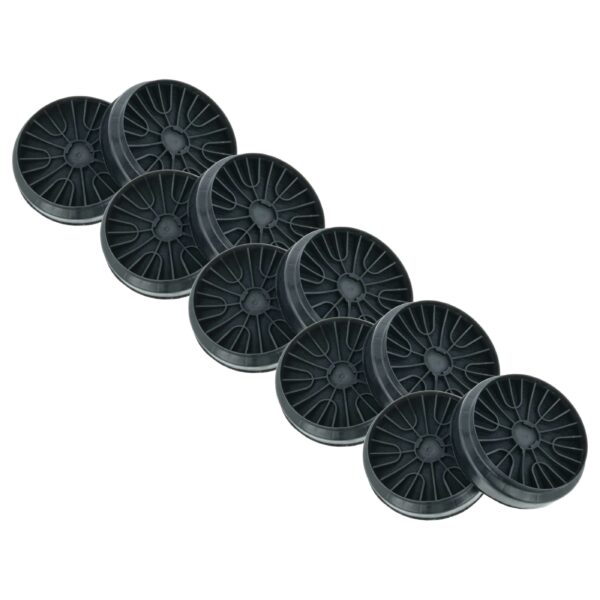 10x Filtro de Carvão Ativado Substituível para Exaustor Bosch DHZ5276 - 19 cm