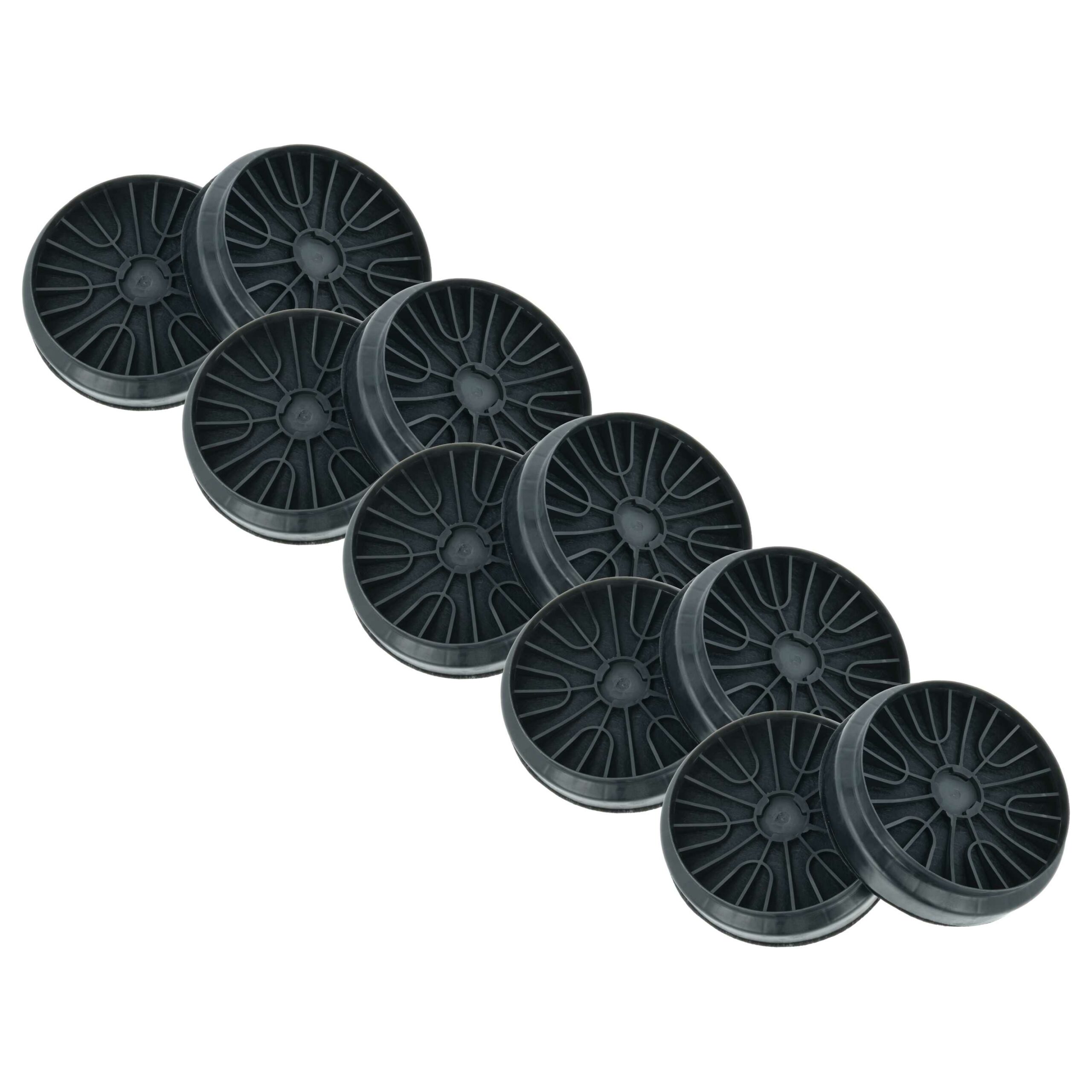 10x Filtro de Carvão Ativado Substituível para Exaustor Bosch DHZ5276 - 19 cm