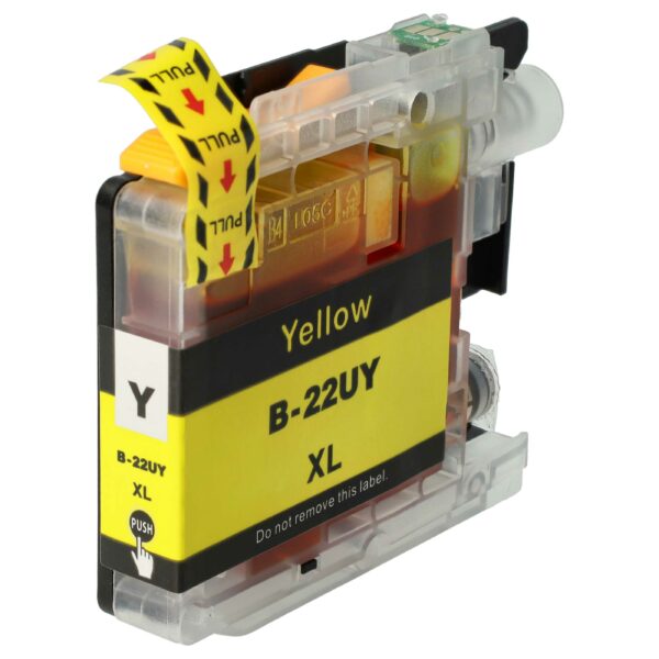 Cartucho de Tinta Compatível Brother LC-22UY Amarelo 15 ml com Chip - vhbw
