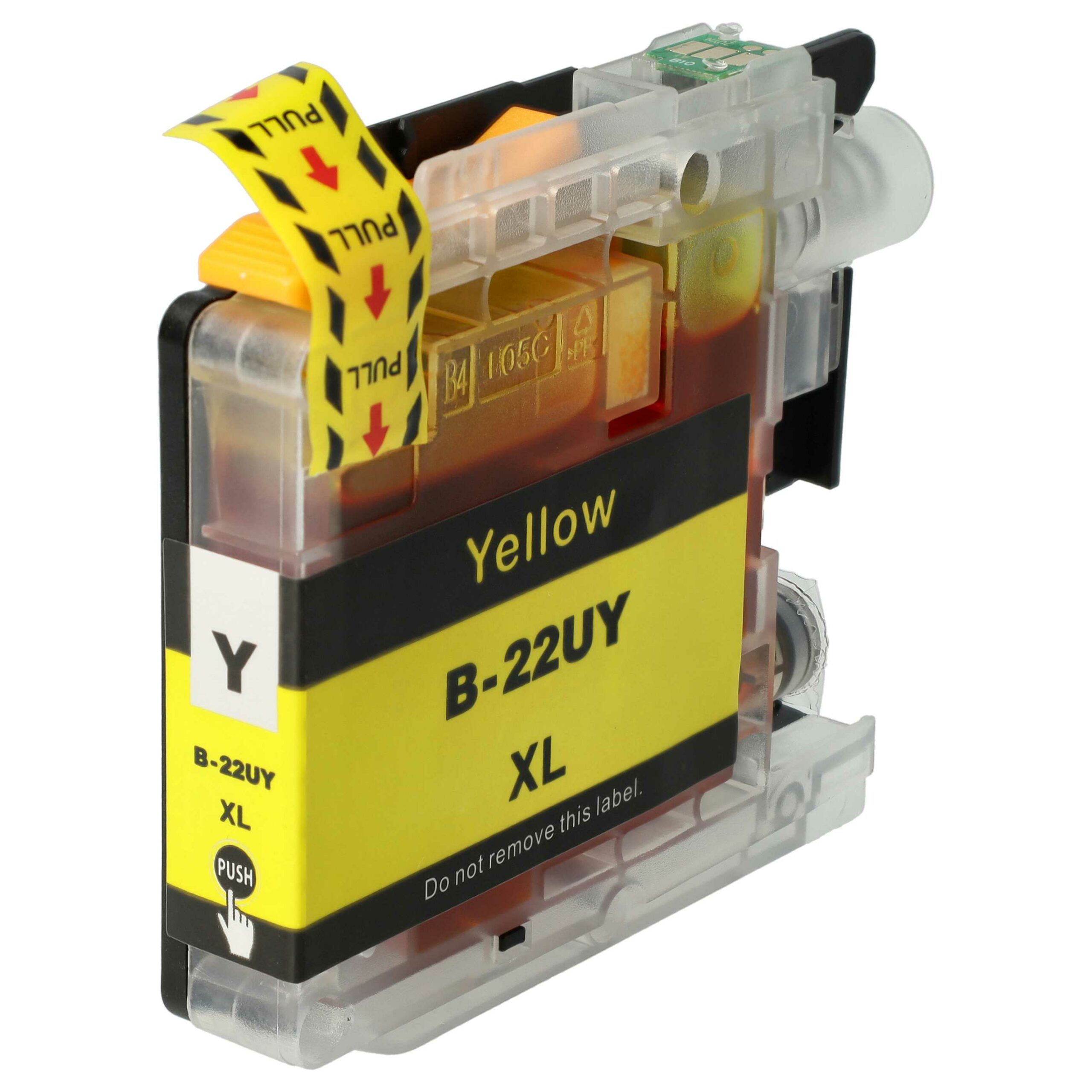 Cartucho de Tinta Compatível Brother LC-22UY Amarelo 15 ml com Chip - vhbw